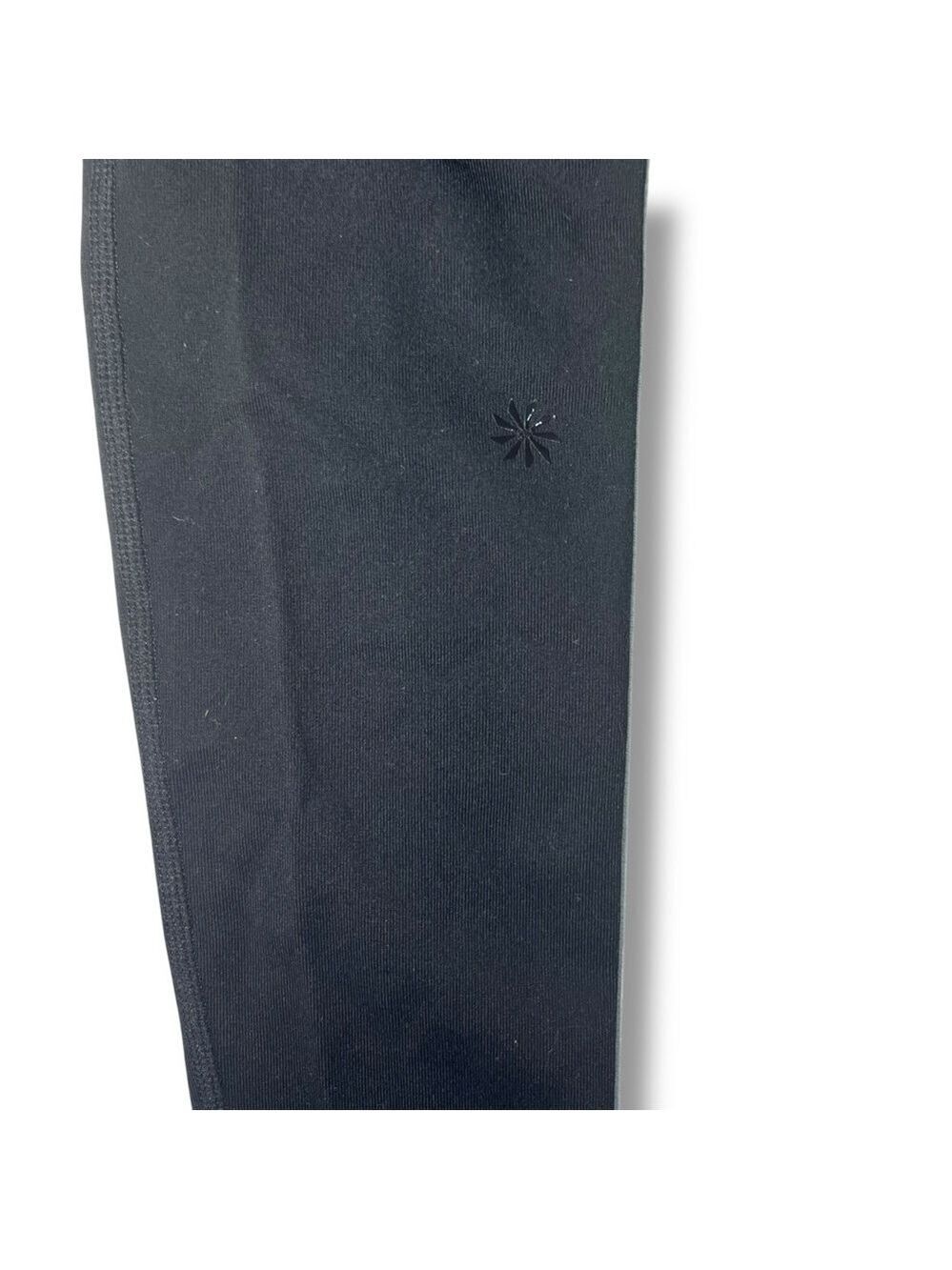 Athleta Girl’s Earn Your Stripes Tight Black Size Small - Picture 7 of 8